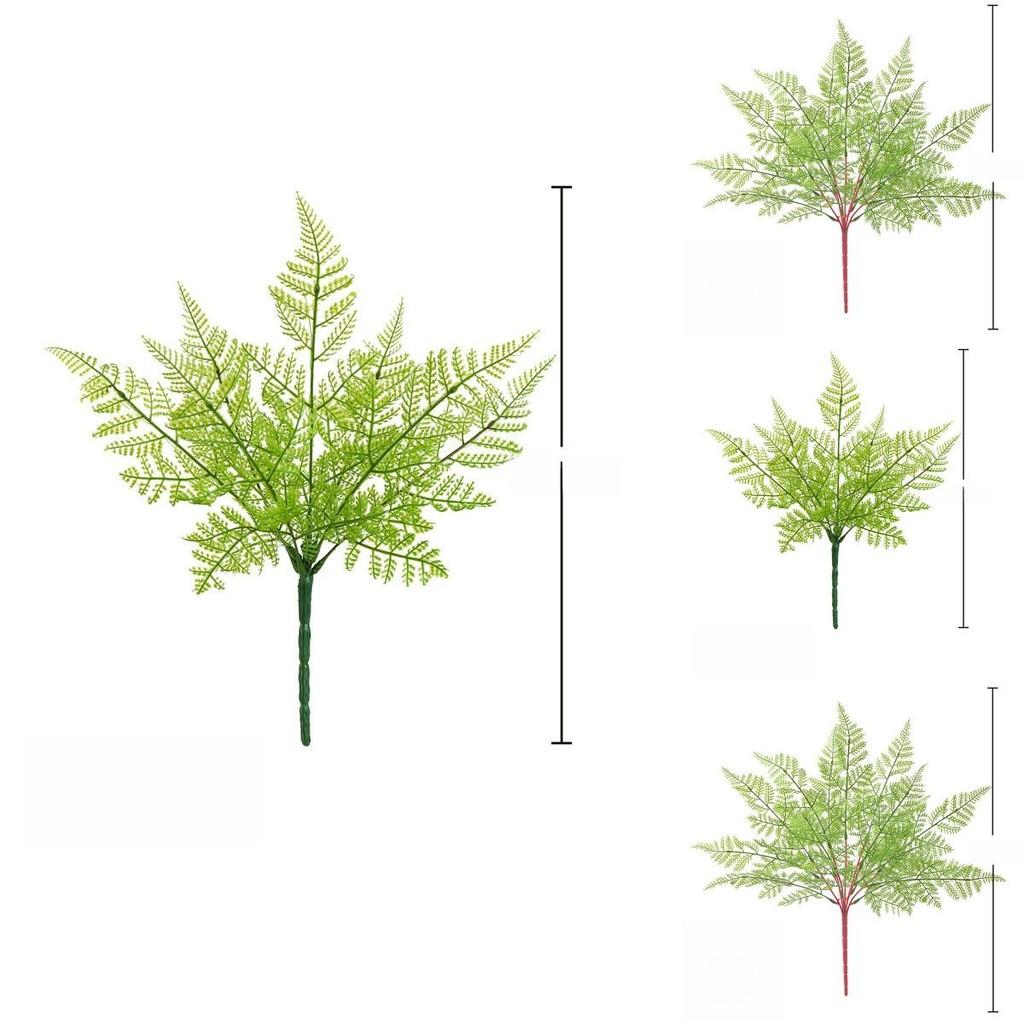 Faux Pteridium Aquilinum Var Latiusculum Plant Decor Set With Realistic Leaf Textures For Garden Photography And Home Decor