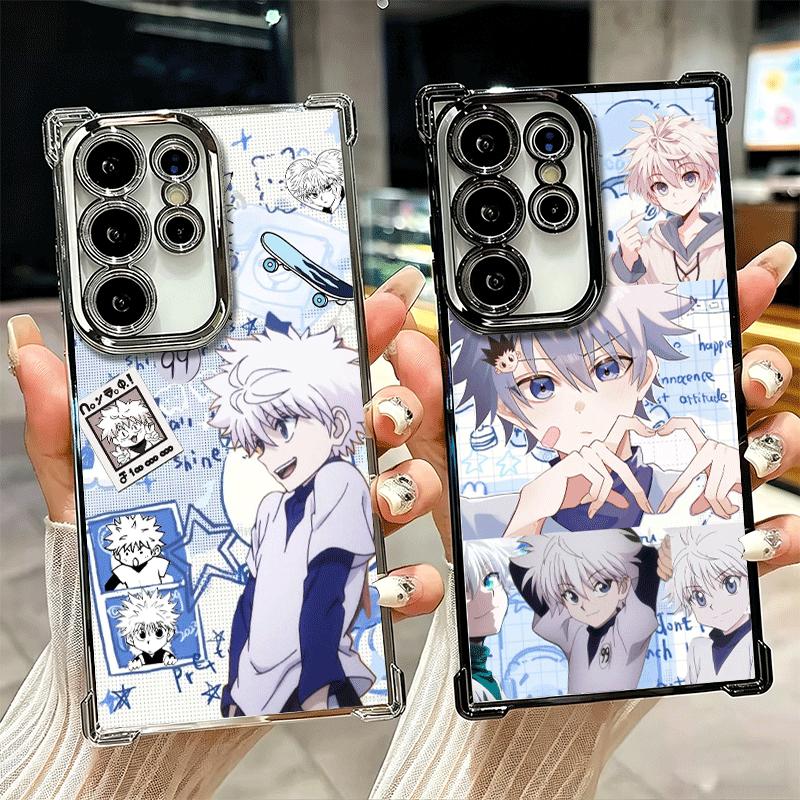 Hunter X-Hunters Killua Soft Phone Case For Samsung Galaxy S26 Ultra S25 Edge S24 FE S23 Plus S22 S21 + S20 Plating Anti-Fall Fu