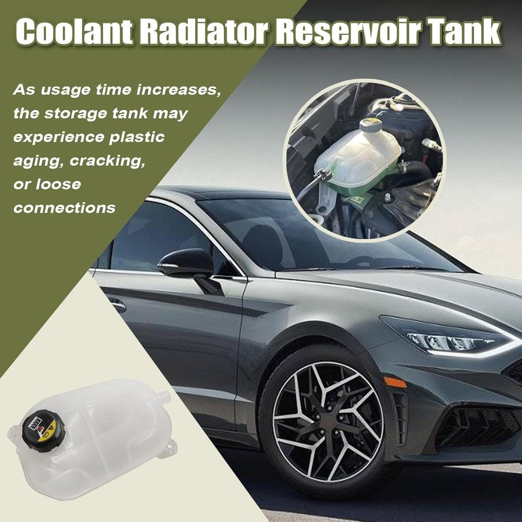 Priprilod Coolant Radiator Reservoir Tank Compatible With Hyundai Sonata 2020-2023 Compatible With Kia K5 2021-2023# 25430-L1500 25430L1500