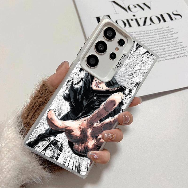 Anime Gojo Satoru JUJUSU Weiche Handyhülle für Samsung Galaxy S24 S25 FE S26 Edge S23 Ultra S22 Plus S21 + Stoßfeste Hülle Rückseite S