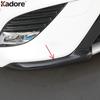 For Toyota Camry 70 SE XSE 2018   Carbon Fiber Car Front Bottom Bumper Corner Cover Trim Molding Strip Accessories
