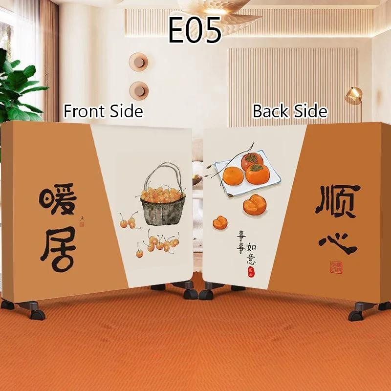 6 Sizes Cartoon Printed Radiator Dust Cover Household Oil Tin Dust Cover Heater Dust Cover Fabric Electric Heating