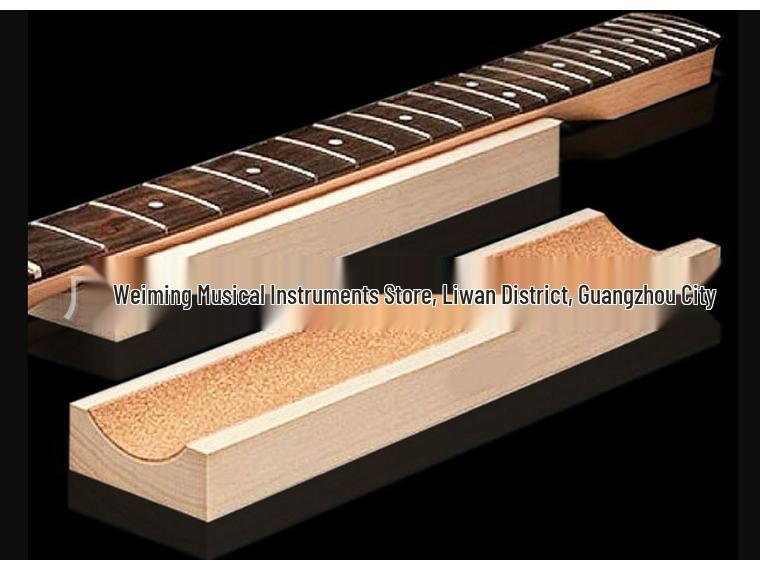 Electric Wooden Guitar Neck with Frets & Inlay Markers