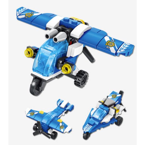 8 Types of Police Headquarters Blocks, Mixed Color