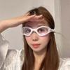 Dazzling Colors Swim Glasses with Earplugs Waterproof Anti-fog Swim Eyewear Swimming Goggles Women