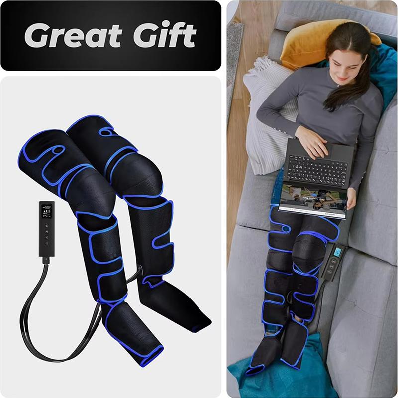 KO Electric Leg Muscle Relaxor With 6 Massage Modes Air Compression With Heating Function Leg Massager To Relax Muscles