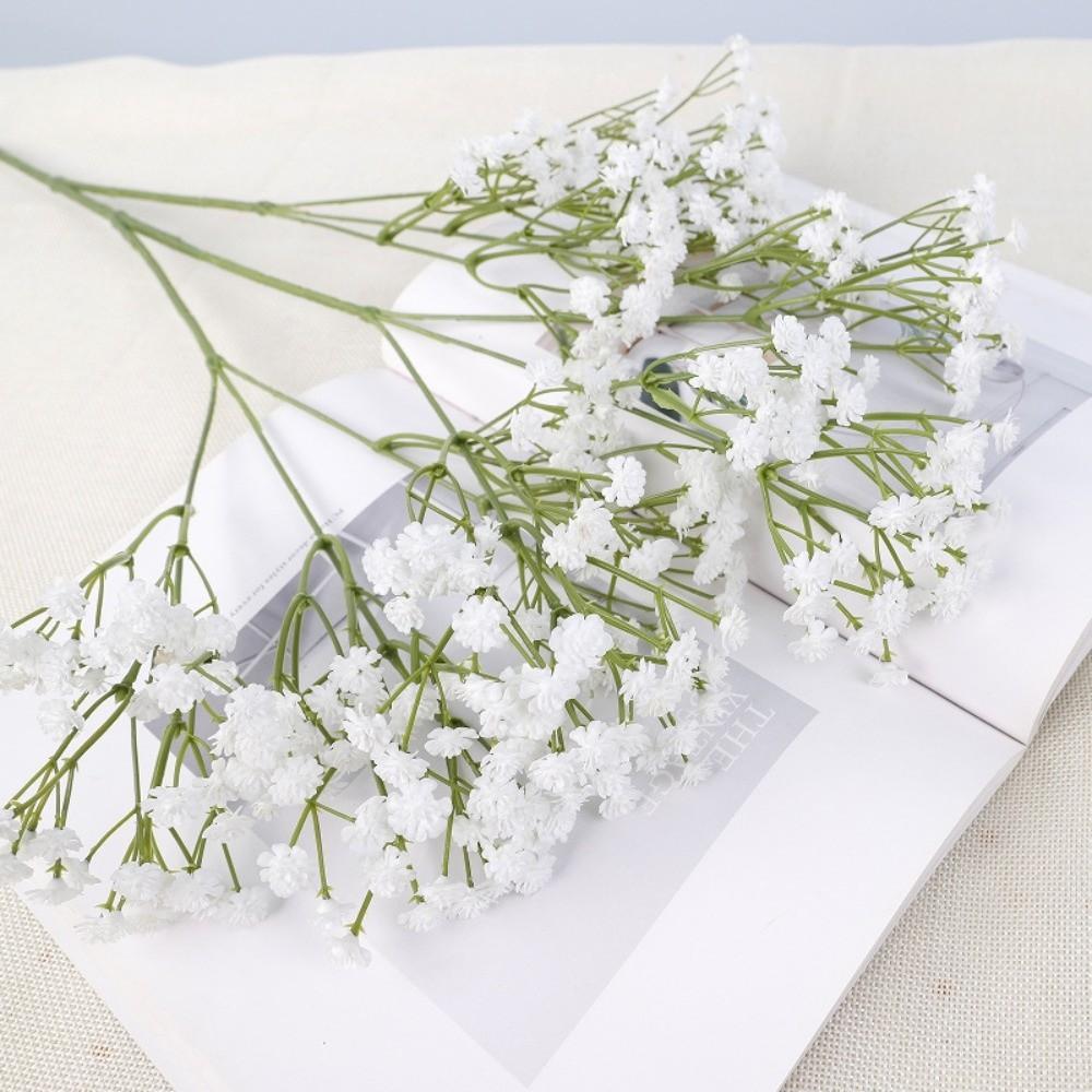 Real Touch Artificial Gypsophila Flower Branch Elegant Fake Flowers  Outdoor Garden Decor
