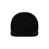 VARZAR VA Square Suede Camp Cap Black