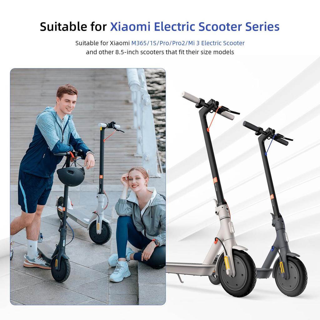 Ulip 9.5*2.0 solid tire with red circle for xiaomi and 8.5 inch scooters