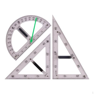 Large Geometry Math Ruler Set Teaching Tool Aid for White Board