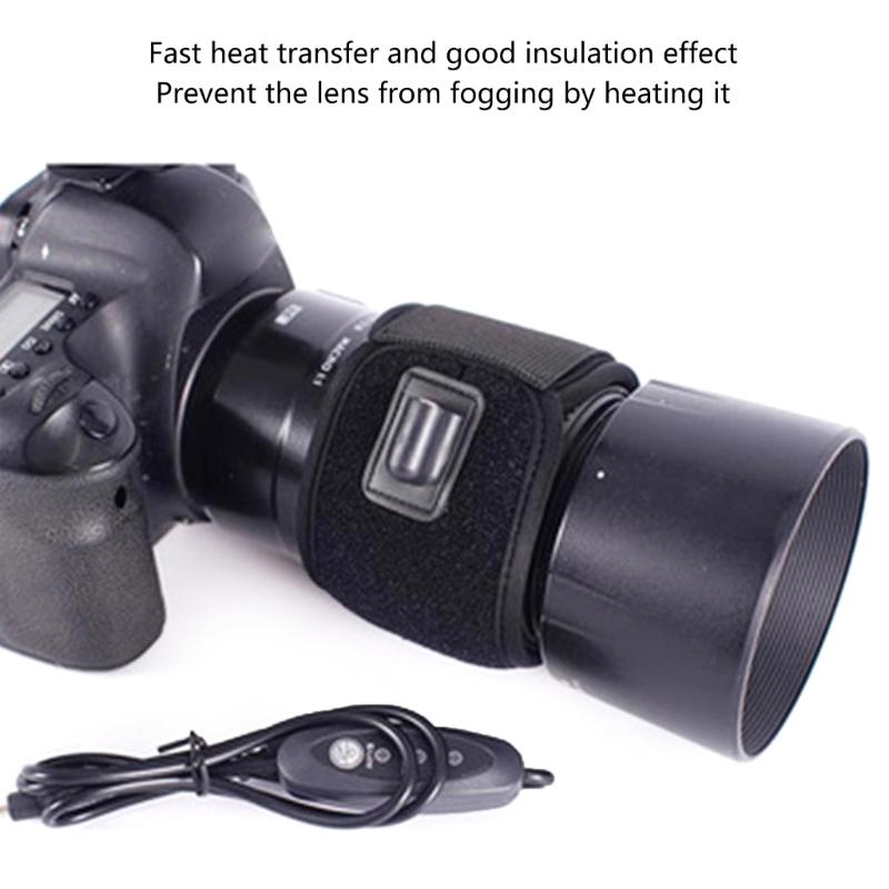Quick Defogging USB Power Camera Lens Heater Strips Camera Lens Warmer For Professional And Hobbyist Photographers