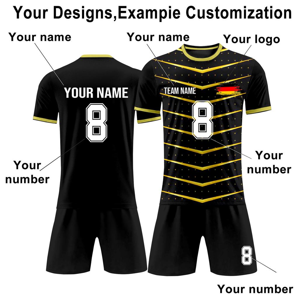 Set personalizat din două piese de fotbal pentru adulți și copii