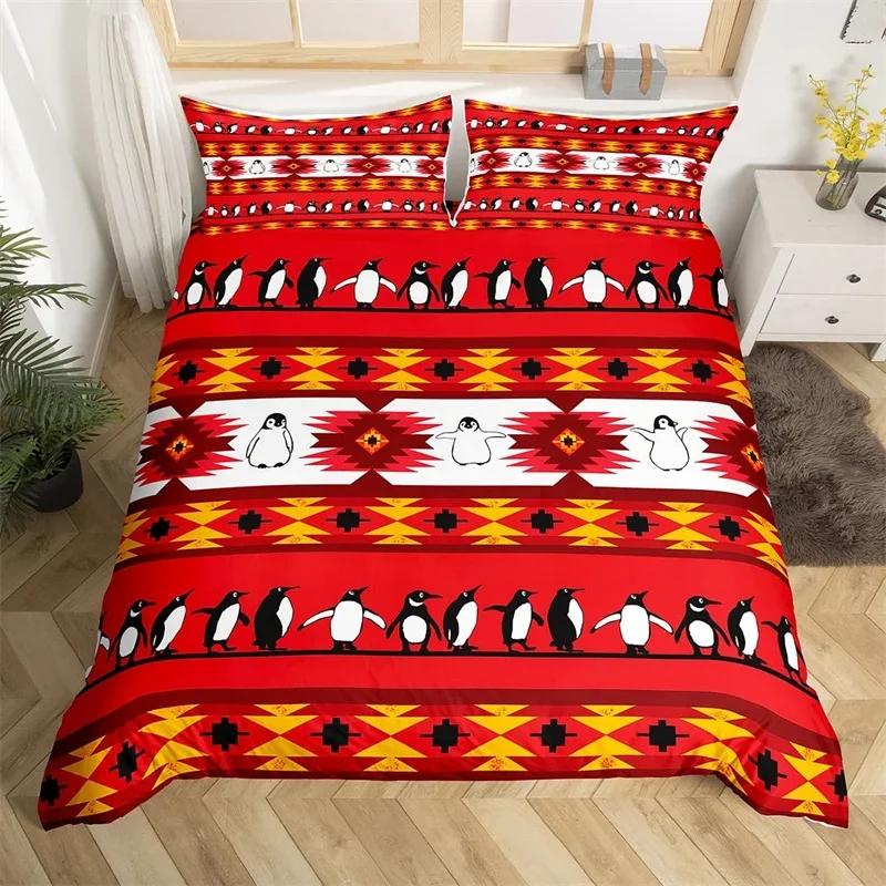 Exotic Horse Duvet Cover Set Queen African Tribal Arrow Western Animal Comforter Cover Microfiber Aztec Farm Animals Bedding Set
