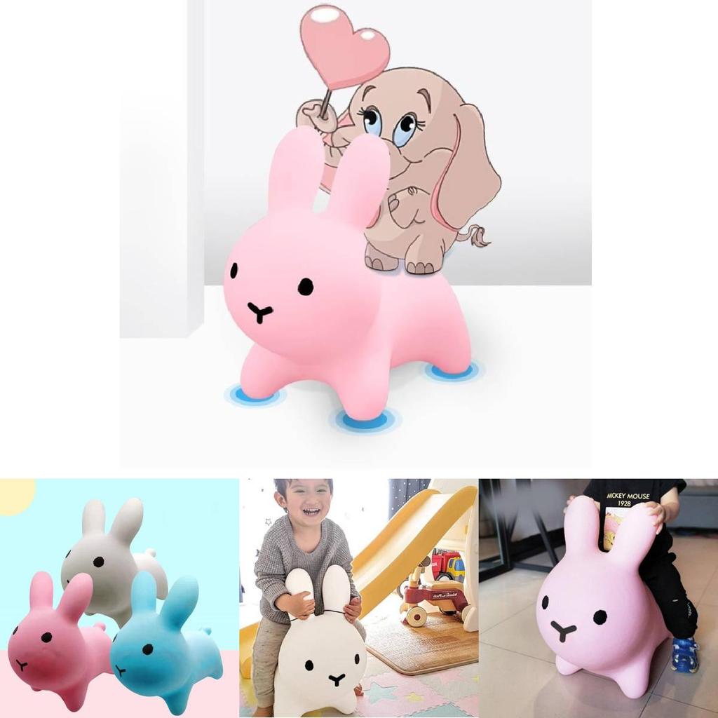 High-quality Pvc Inflatable Hopping Horse For Kids Cute Bouncy Rabbit Toy
