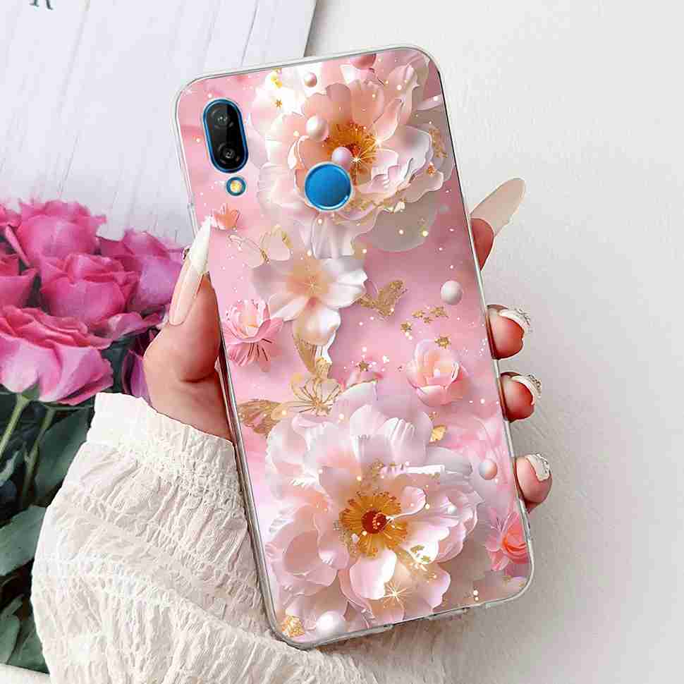 Protective Cases For Huawei P20 Lite ANE-TL00 Case New Cartoon Cat Print Silicone TPU Cover For Huawei P20 Lite ANE-LX1 Shell
