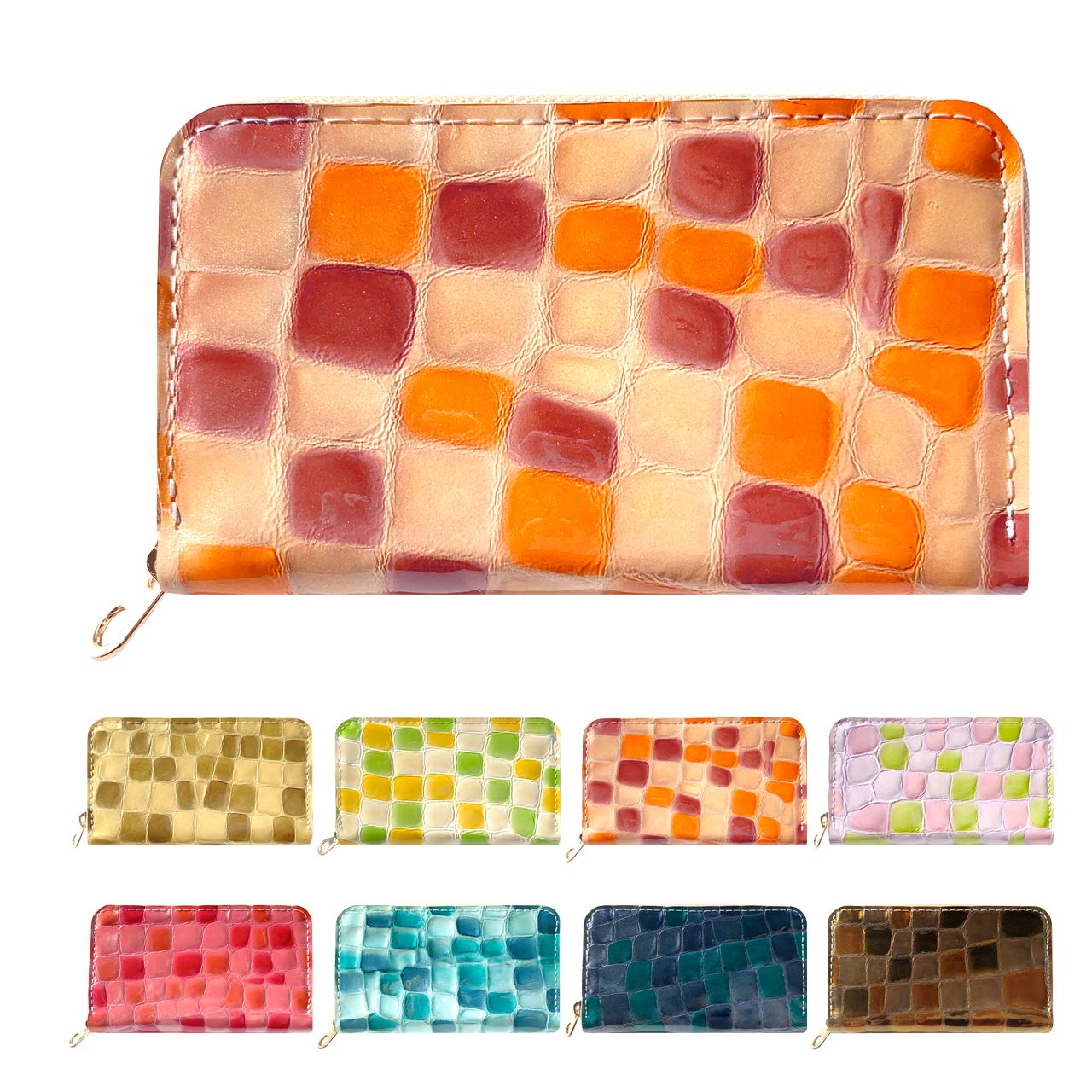 

Genuine Leather Coin Round Zipper Small Coin Slightly Elegant Stained Coral [leo&aoi] Case, Pouch, Wallet, Purse, Compact, Simple, Leather, Cowhide,