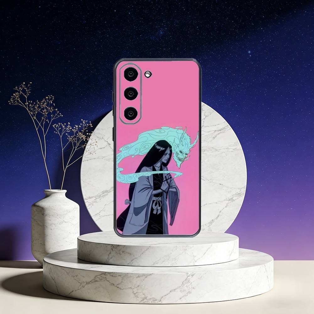Unohana R-Retsu B-Bleaches Phone Case For Samsung Galaxy A73,A72,A71,A70,A53,A52,A51,Others Soft Black Cover