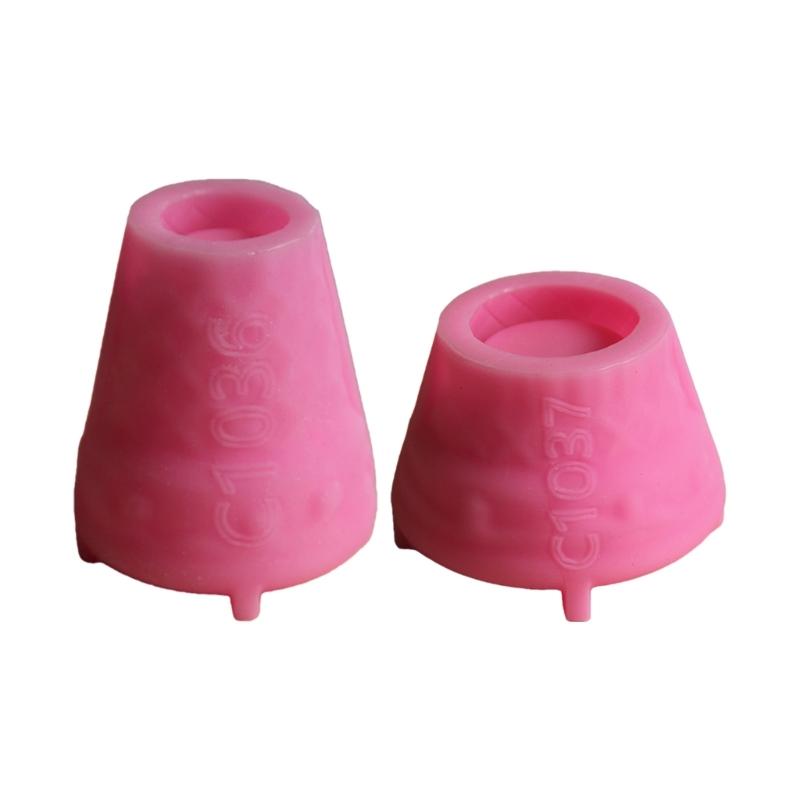 

Cute Ice Cream Cup Silicone Mold Small Flowerpot Moulds Suitable for Crafts Chocolate Food Safe Flexible Reusable 1