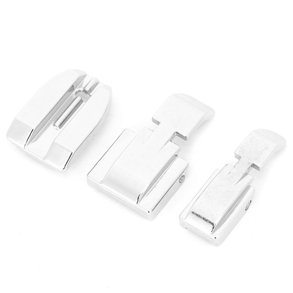3pcs Silver Color Zipper Presser Foot Stainless Steel Zipper Foot Set Zipper Foot  Home Sewing