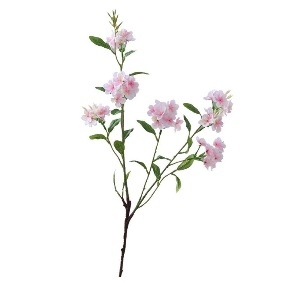 Soft Texture Artificial Blue Snowflake 87CM Length Fake Flower Branches  Party Decor