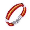 Bracelet en Cuir PU Tressé pour Hommes Femmes