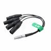 HangTon Audio Cable for Atomos Shogun Ninja Shogun Shogun 7 and XLR Microphone Mixer 10-Pin Inferno, Inferno, 7-inch Flame, Monitor, 3-Pin