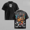Hot Anime Digimon Greymon Graphic Tee Men Women Clothing Washed Cotton Tshirt Casual Loose T-shirt Harajuku Unisex T Shirt