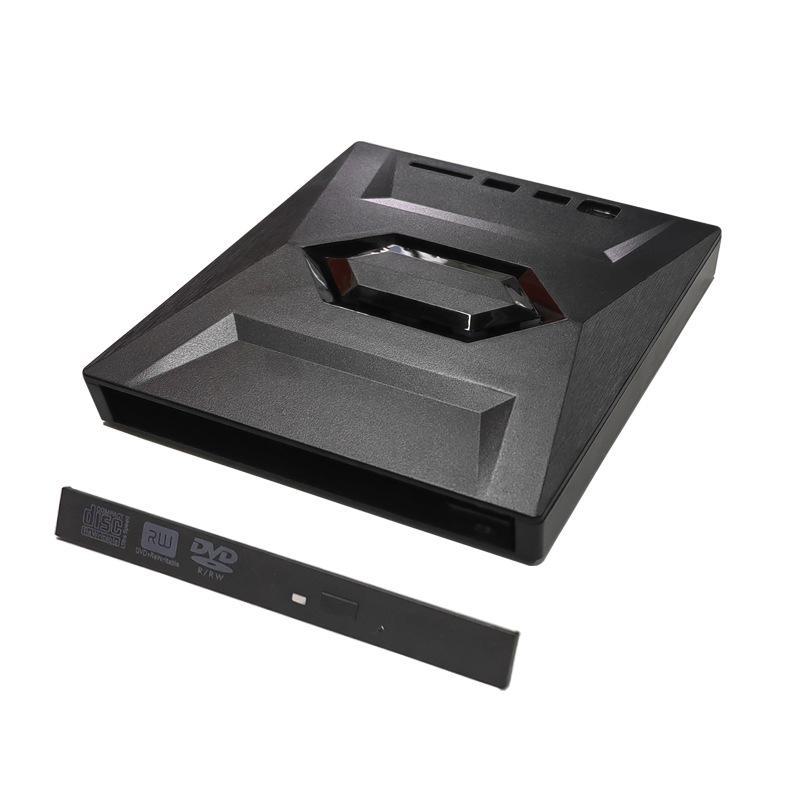 USB 3.0 ekstern optisk stasjon DVD-brenner med kortutvidelsesspor - 4-i-1 multifunksjonsenhet