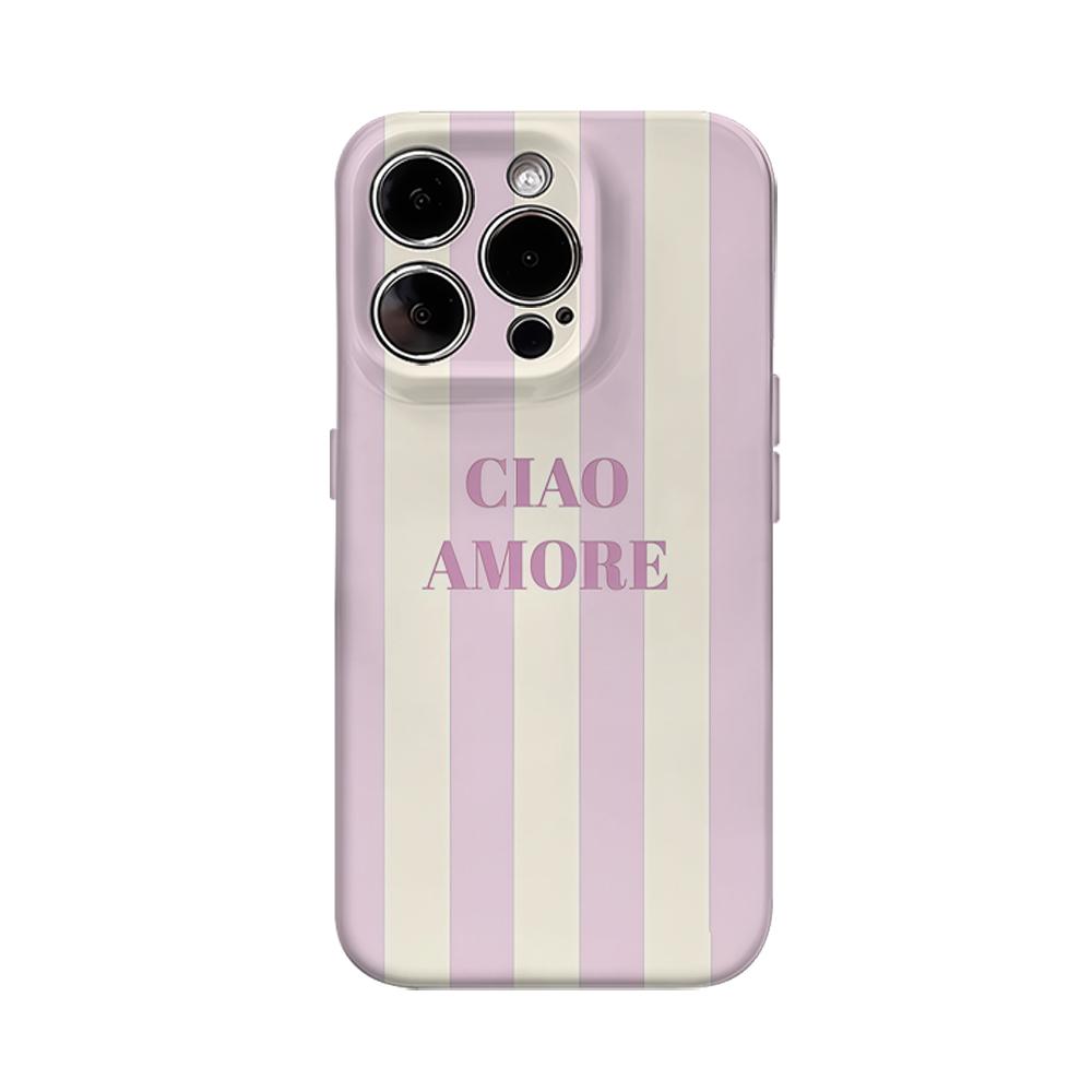 

CIAO AMORE ROSE Phone Case for IPhone 16 15 14 13 12 11 X XS XR XSMAX 7 8 Pro Max Plus Double-layer Back Cover IPHONEXSMAX