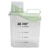 Cereal Storage Container with Spout and Measu  Cup Plastic  tight Kitchen   for Rice Grains Flour Dry Food