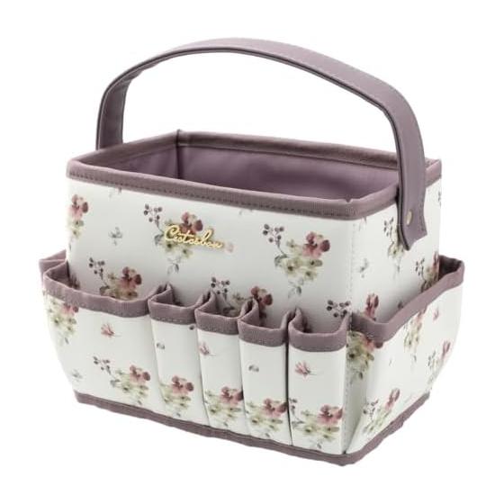 NITORI Deco Home Product Cosmetic Carry IB-i-W Floral Pattern WH 5811195