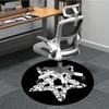 1pc Monster Pattern Office Round Area Rug,  Mat Suitable For Office, Under Office Chairs Bedroom Living Room Home Decor, Room Deco
