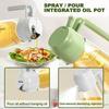 2in1 500ml Plastic Oil Sprayer Oil Spray Bottle Oil Tank BBQ Kitchen Baking BBQ Picnic Kitchen Tools for Businesses
