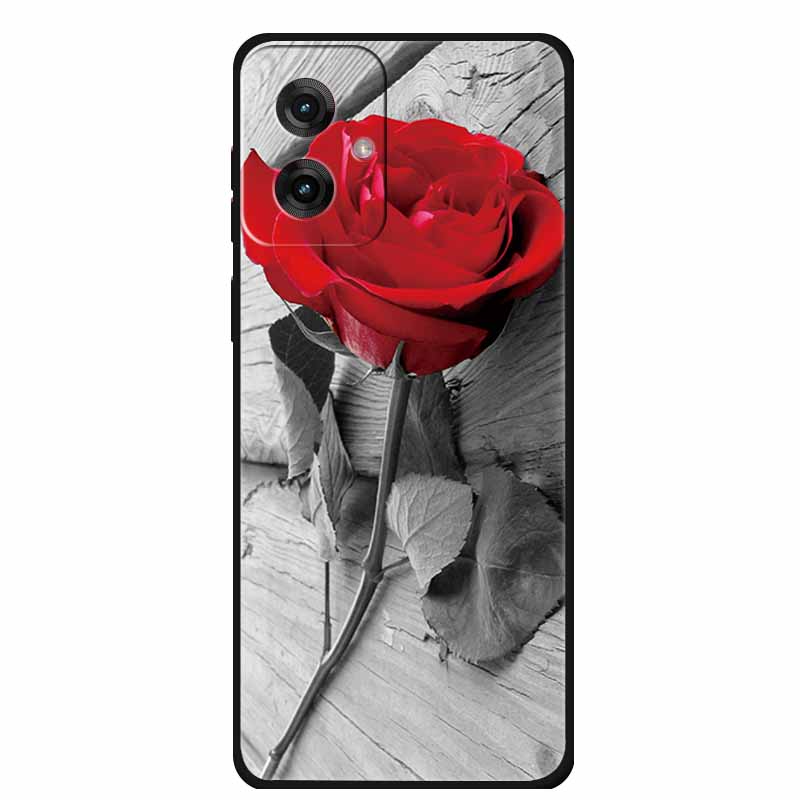 Etui do Motorola Moto G55 5G Luksusowe Miękkie Silikonowe TPU Tylna Osłona Etui na Telefon dla MotoG55 Ochronne Odporne na Wstrząsy Kolorowe Fundas
