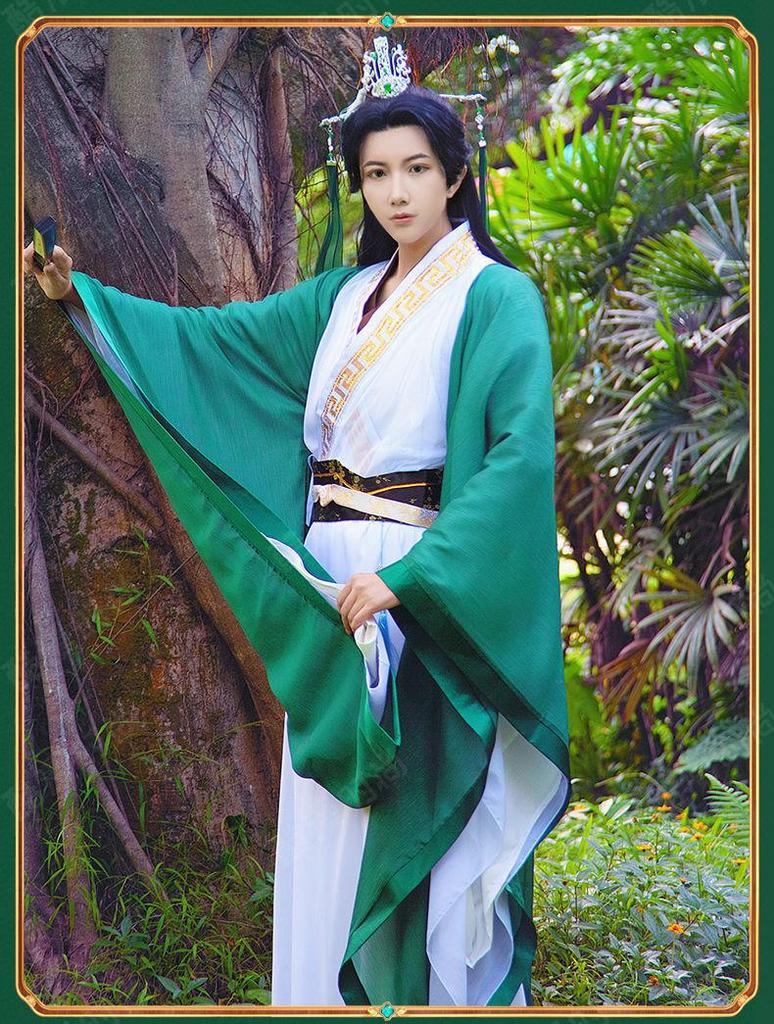 Thai Shen Qingqiu Cosplay Costume - Scum Villain Self-Saving System Feng Shen Jiu Set for Men and Women