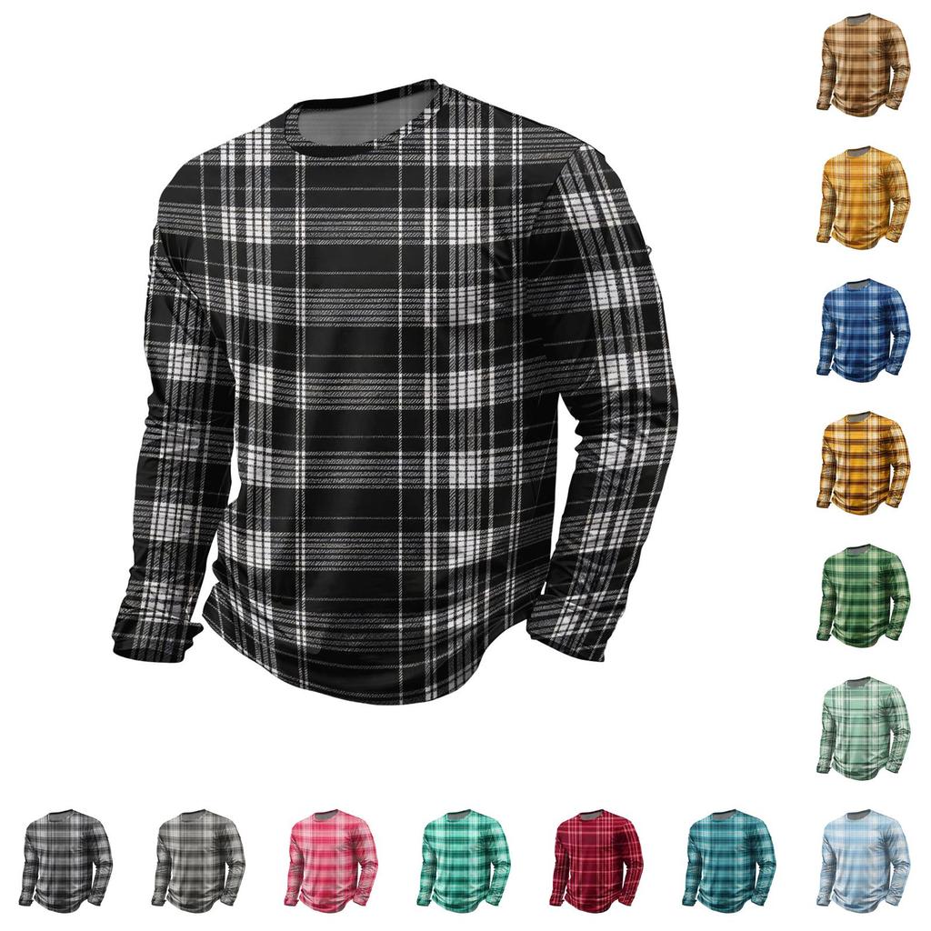 Men's Neck Long Sleeve T-Shirt