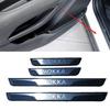 4Pcs/Lot ABS Stainless Steel For 2013- OPEL VAUXHALL Mokka X Auto Car Door Sill Pedal Welcome Scuff Plate Decoration Cover