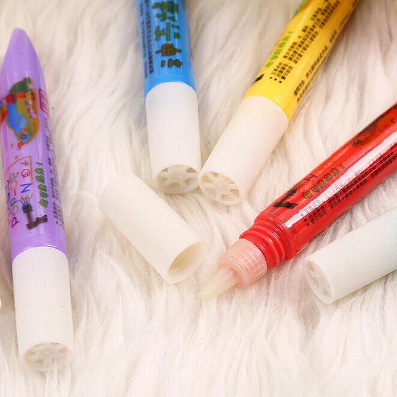 6 Teile/satz Magie Popcorn Stifte Magische Farbe DIY Stifte Blase Popcorn Zeichnung Stifte