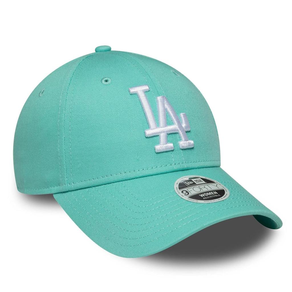 New Era 9forty Logo MLB One Women's Cap, Dodgers/Yankees, (JP, Alphabet, Size, LA-Mint Green/White) [Used]