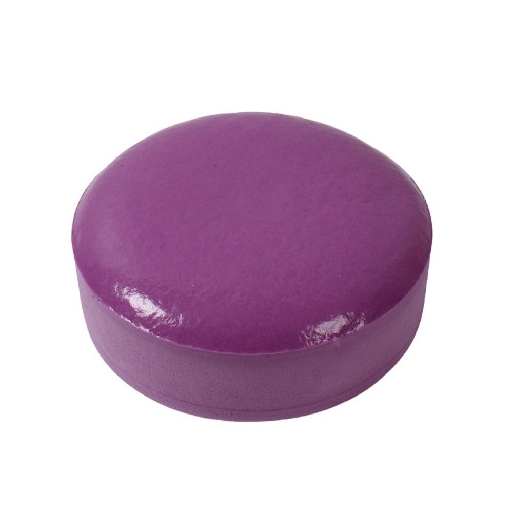 Round/Square Simulation Bread Squeeze Toys Soft Sensory Squishy Toy Sensory Toy Round Purple