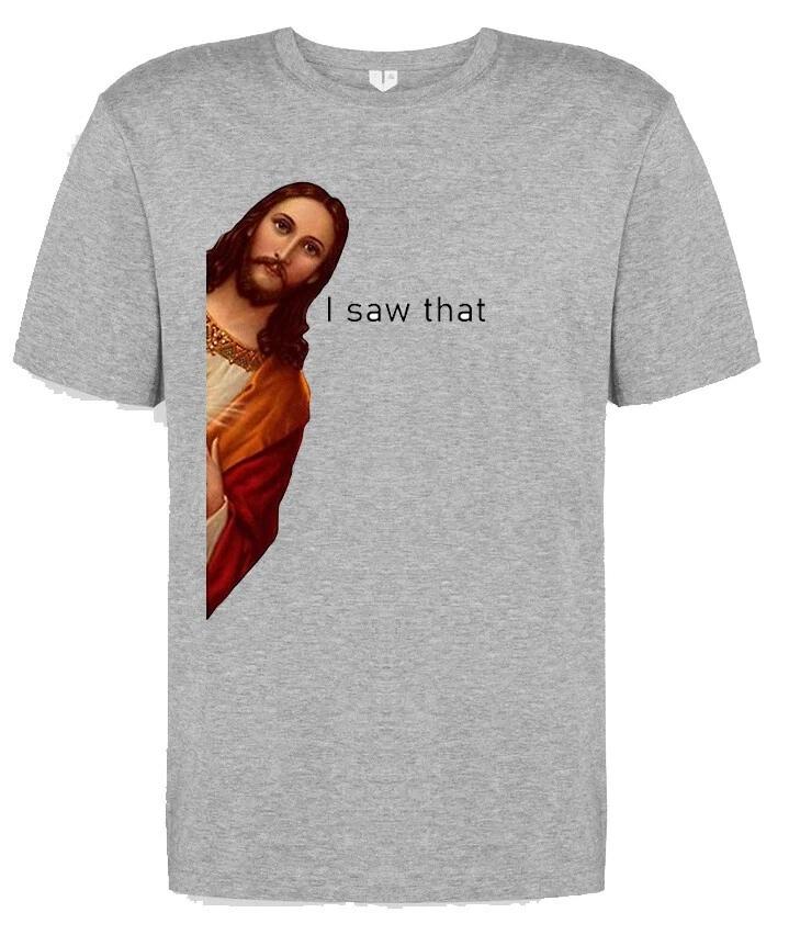 Jesus I saw that Christmas sci fi funny birthday movie film t shirt 4XL