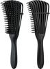 Detangling Hair Brush (Wet & Dry) | Vented Flexible Design, Anti-Frizz + Scalp Massage | For All Hair Types - Women, Men & Kid