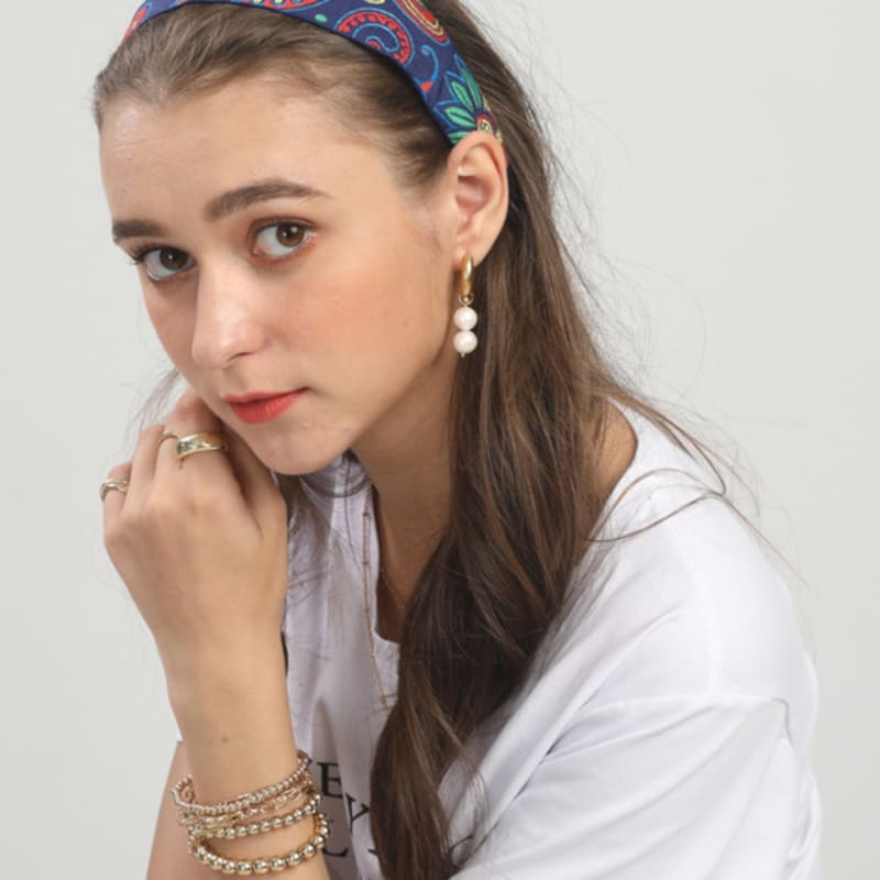 LALA Imported Ethnic Hairband P-JADE