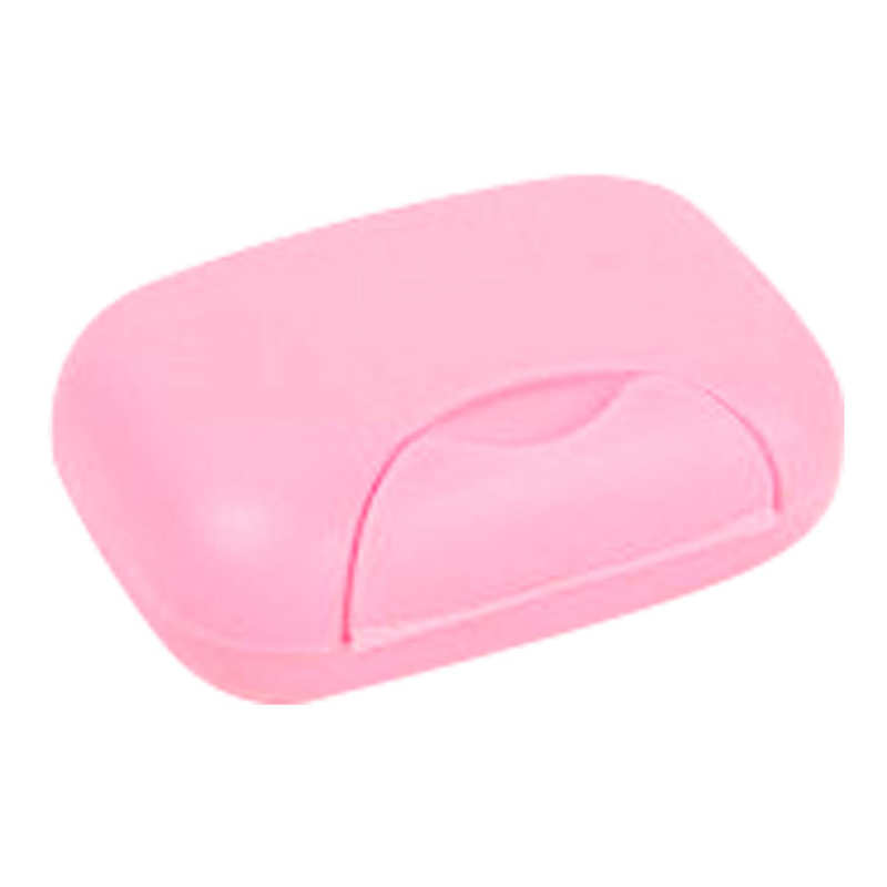 

12X8X4.5cm PP Travel Soap Container Waterproof Portable Bar Soap Case Holder Leakproof Soap Box For Home Hotel розовый