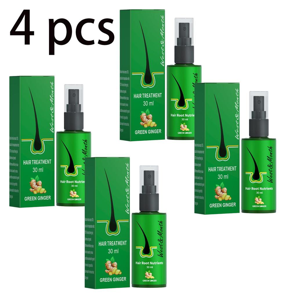 West&Month Ginger Hair Care Spray, strengthens hair, prevents thinning, frizz, repairs hair roots, reduces dandruff, and helps prevent hair loss  30ml