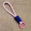 Color-Block Knotted Detachable Phone & Keychain Lanyard