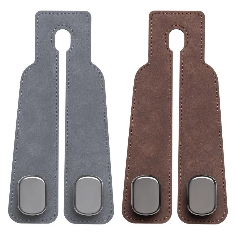 1/2pcs Universal Car Seat Headrest Hooks 2 in 1 Car Seat Back Hook for Purse and Bag Backpack Double Hook Car Seat Hanger