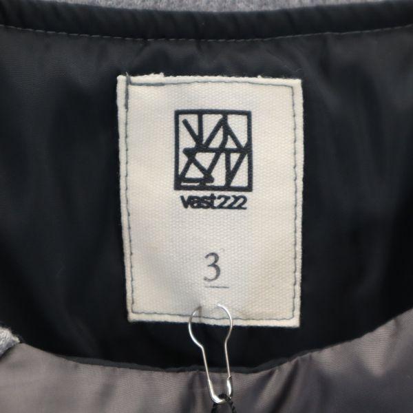 unused VAST222 19AW made in Japan Batting jacket 3 black pullover Men's Used