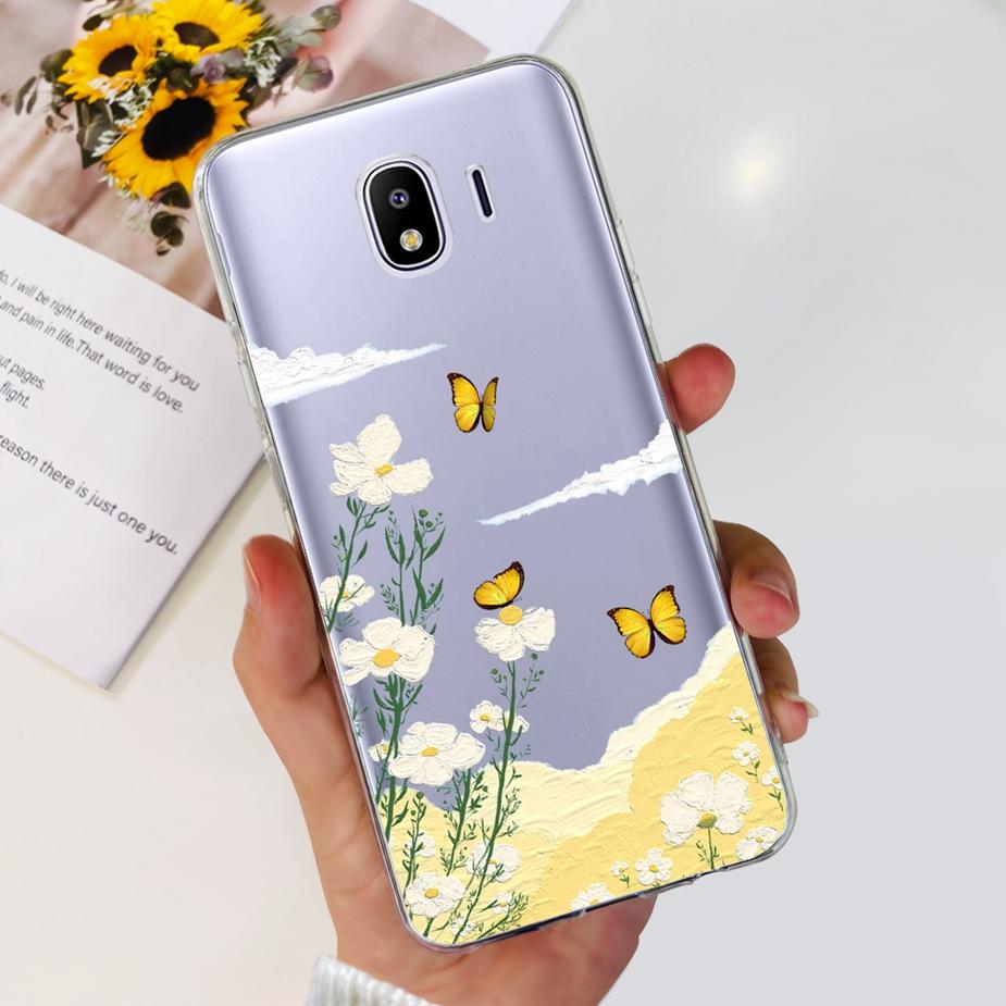 For Samsung Galaxy J4 2018 Case SM-J400F Luxury Clear Silicone Soft TPU Phone Case For Samsung J4 Plus J4+ J415F Back Cover Capa