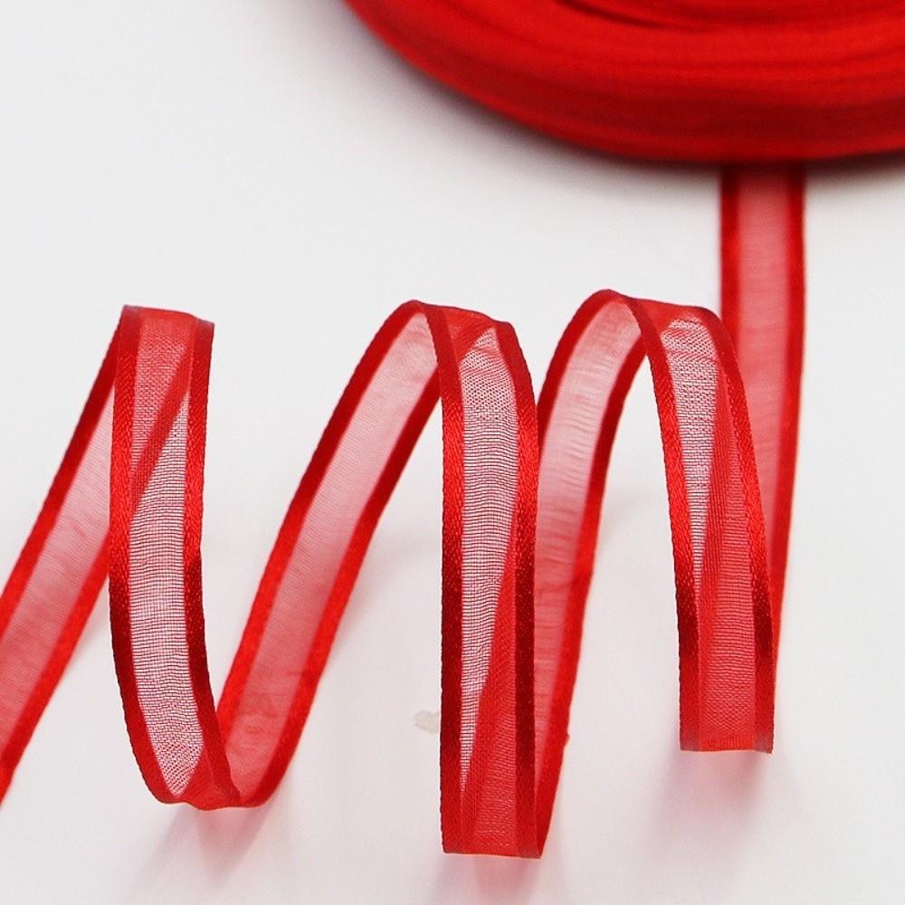 Solid Color Organza Ribbons DIY Broadside Ribbons New Gift Wrapping Ribbon  Handmade Crafts